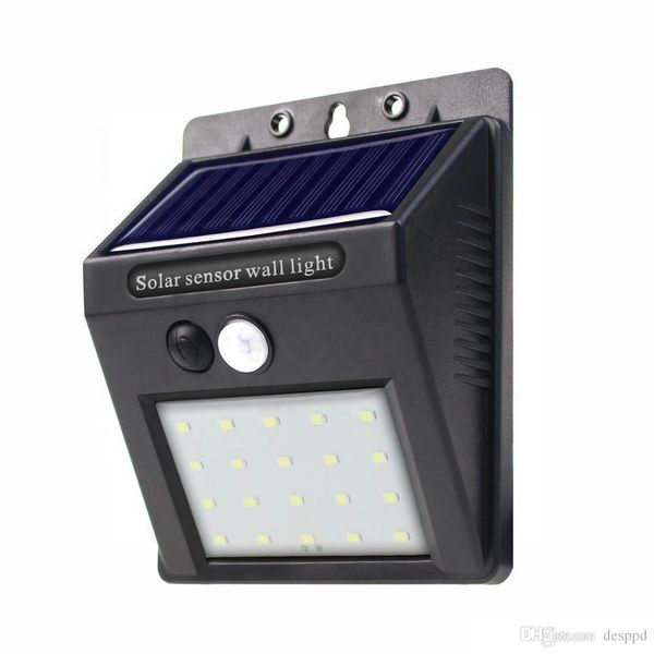 

waterproof 30leds solar wall light human body botion power pir motion sensor led garden light outdoor pathway sense solar lamp wall light