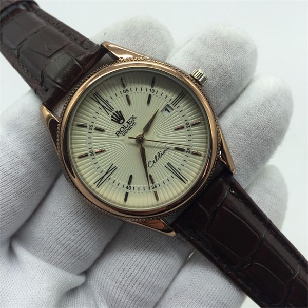 

Cla ic luxury brand de igner men watche waterproof quartz wri twatch bu ine men dre watch male clock