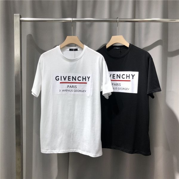 

20ss luxurious brands design given tshirt short sleeve crewneck tee breathable men women lovers fashion letter outdoor streetwear t-shirts, Gray;blue