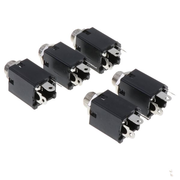 

5pcs mini stereo jack chassis panel mount headphone audio input socket
