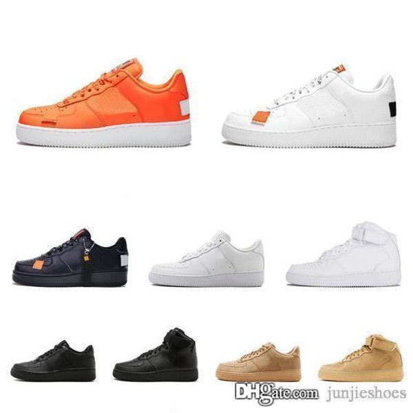 

Дешевые один 1 мужская женская Повседневная обувь классические силы заставляя ни