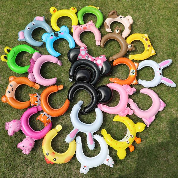 

new creative children's cartoon animal hair hoop aluminum film balloon hair hoop festival party small gifts t9i0097