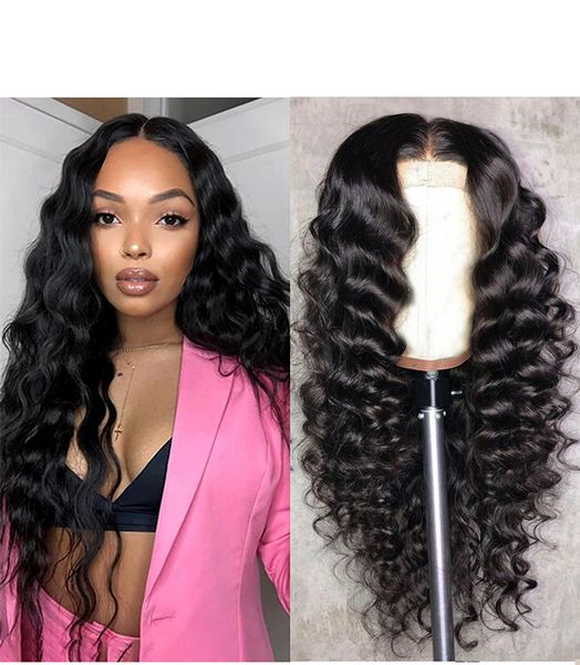 

laurinda remy lace front wig 13x4 wigs human hair lace frontal wigs preplucked deep 150 density malay and send you a n95 mask, Black;brown