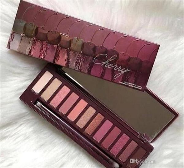 

3d печать вишня палитра теней для век 12 цветов тени для век макияж подарки для gf женщин выступает палитра теней для век