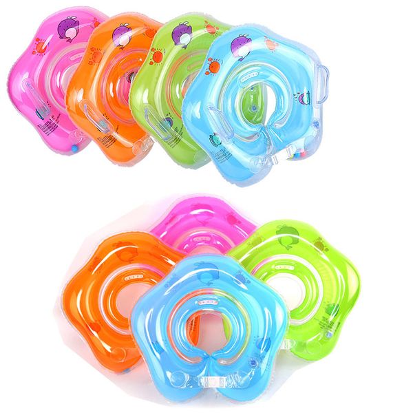 

baby swimming pool accessories neck ring tube inflatable baby boat float circle for bathing adjustable safety aids rings
