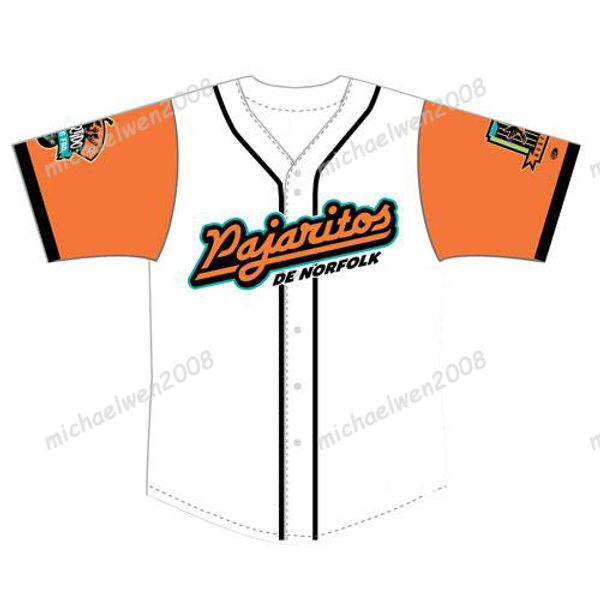 2020 Mens Norfolk Tides White Grey Custom Double Stitched Shirts