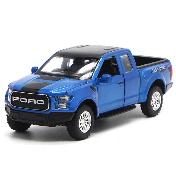 2019 Alloy Diecast For Ford F 150 Pickup Pull Back Vehicle Model Collection With Soundlight Monster Truck Drive Hobby Toys Gift From Barota 5828