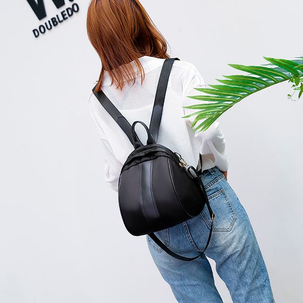 

dual-use women's backpack for school teenagers girls pu mini travel school bag rucksack knapsack sac a dos femme #t1g