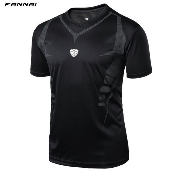 

men outdoor sports running fitness morning run tennis breathable badminton male t-shirt walking jogging sport shirts tees, Black;blue