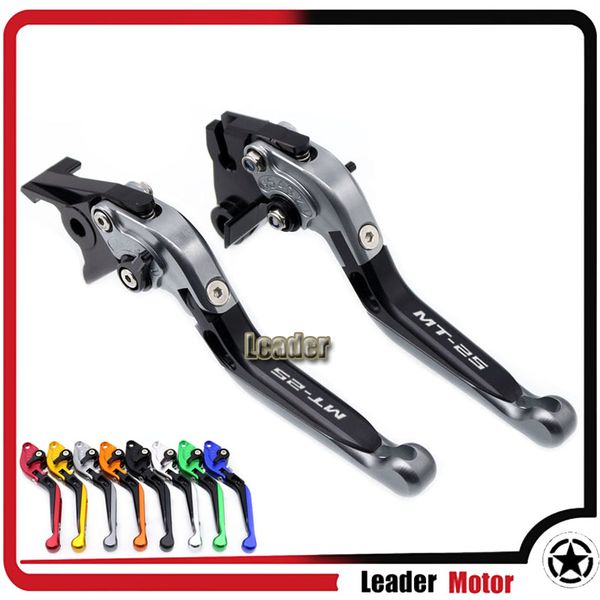 

logo mt-25 for yamaha mt-25 mt25 mt 25 2015 2016 2017 2018 2019 motorcycle accessories folding extendable brake clutch levers