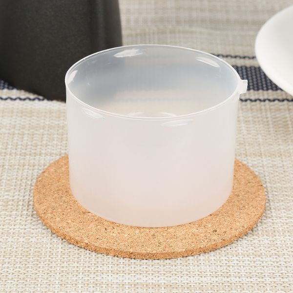 

6/10pcs plain round cork coasters coffee drink tea cup mat placemats wine tablemats