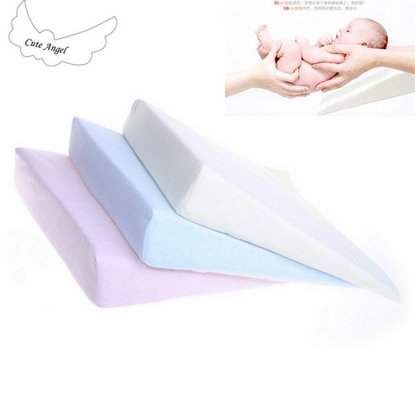 

anti baby spit milk 10degree crib cot wedge baby sleep positioning pillow nursing pillow pad tpu triangle shaping