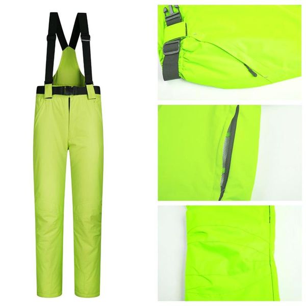 

windproof men women ski pants waterproof warm snow pants trousers winter outdoor ski snowboarding accessories