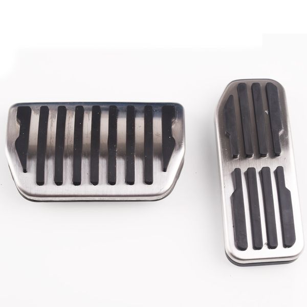 

stainless steel 2pcs no drilling gas brake foot pedals for xfl2016 2017 for f-pace 2016 2017 xel 2016