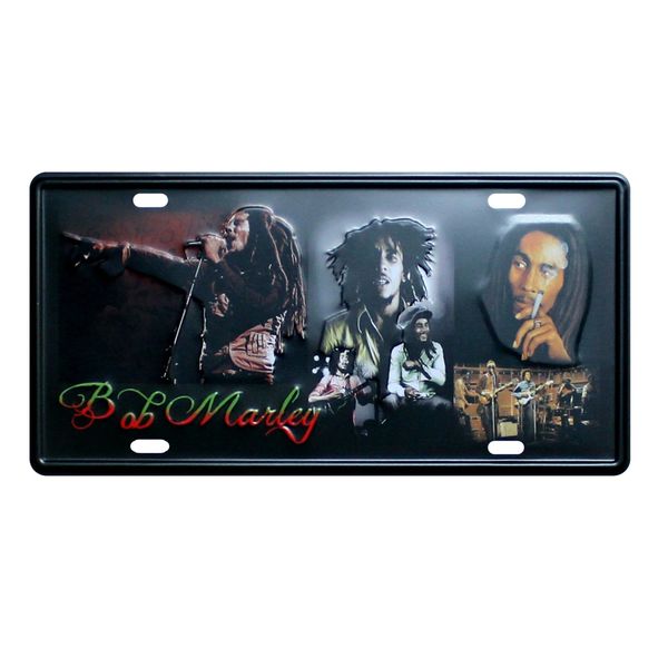 

mike86 ] marley metal painting home bar pub wall plaque tin sign decor craft souvenir d-602 30*15 cm