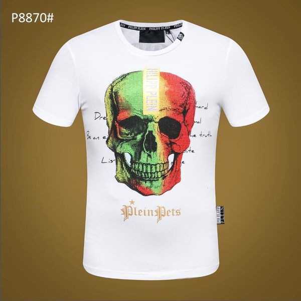 

summer popular fashion designers men's shirt t-shirt letter embroidery t-shirt men's brand short sleeve t-shirt 020, White