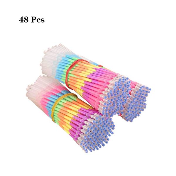 

6pcs pen refills multi-color rainbow 0.5mm school office supplies highlighter pen core