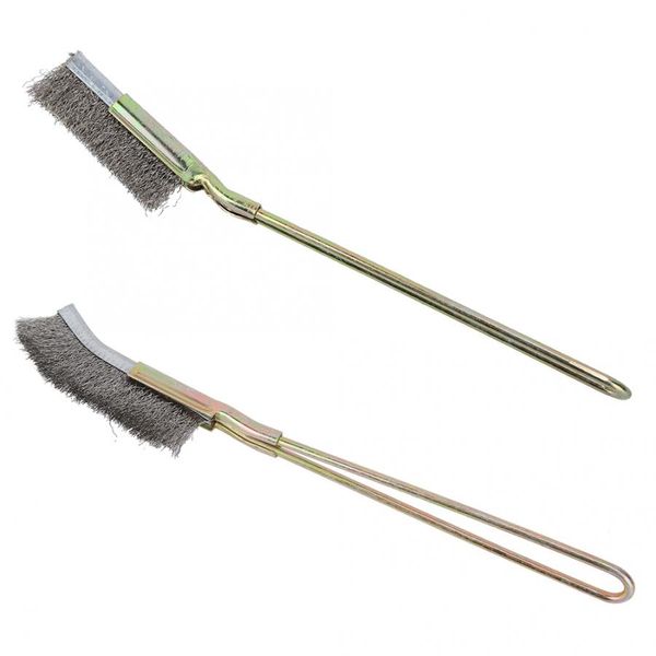 

curved / straight head steel soft bonsai brush garden cleaning tool new