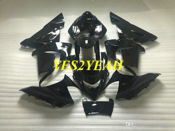 

motorcycle fairing body kit for kawasaki ninja zx10r 04 05 zx 10r 2004 2005 abs gloss black fairings bodywork+gifts km38