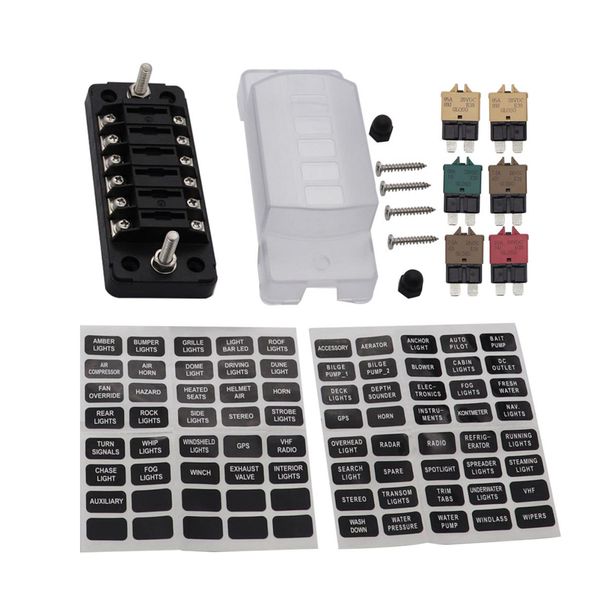 

32v 12 way circuit fuse box fuse
