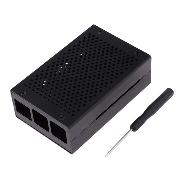 

1pack алюминиевого сплава box защитный корпус box для raspberry pi 3b