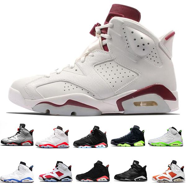 

2019 basketball shoes men 6 6s black infrared 3m reflect carmine unc toro hare oreo maroon tinker low chrome sneakers