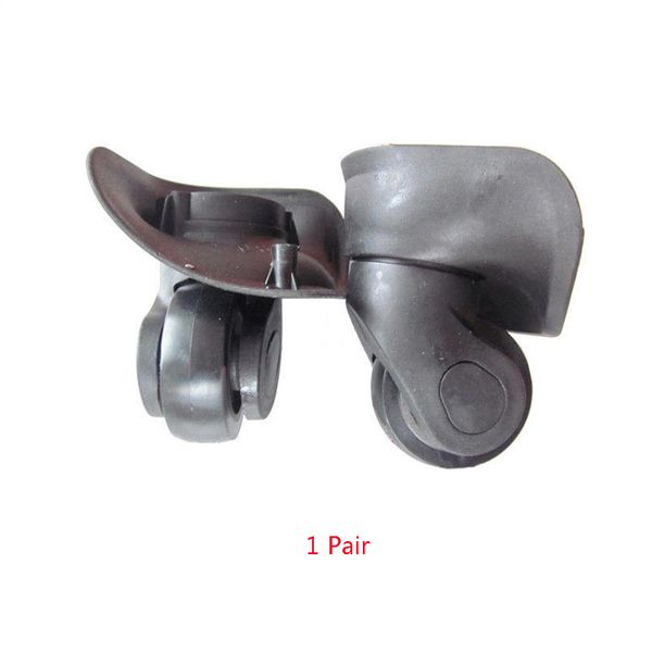 

universal replacement l luggage swivel casters wheel mute wheels, Black