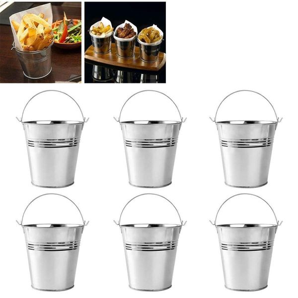 

mini metal bucket set of 6-10.5x8x12cm
