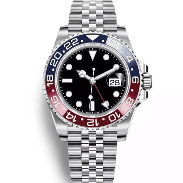 

designer 2019 new modell watches mens gmt watch automatic jubilee mens watch orologio di lusso orologi da uomo blue black wristwatch, Slivery;brown