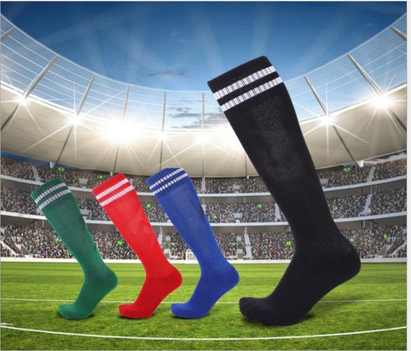 

children's over-the-knee football socks thickened towel stockings sweat-absorbent non-slip sports socks, Black