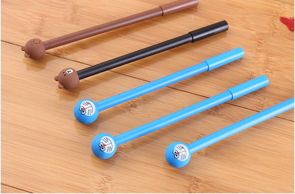 

gel pen wholesale 100pcs/lot 0.38mm creative cartoon stationery bear office neutral pen writing supplies gp818