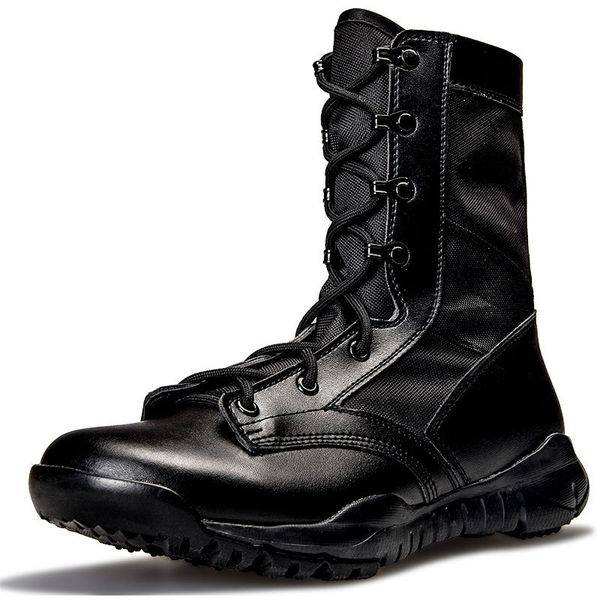 

outdoor tactical boots men army combat boots man hiking shoes durable trekking hunting shoes leather trail boot