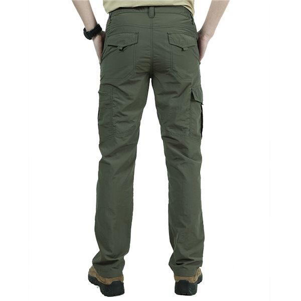 

2020 outdoor quick dry hiking pants men summer mountain climbing fishing trousers army trekking sport waterproof pants, Black