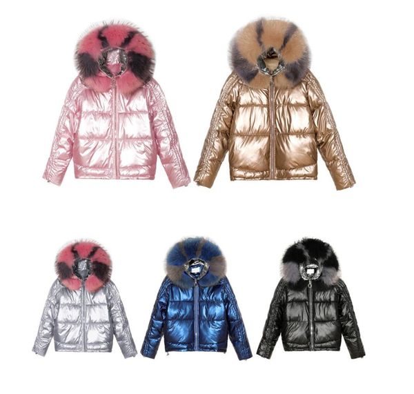 

female down cotton clothes fall and winter 2019 new korean loose bread dresses with bright face and thicker cotton dresses, Black