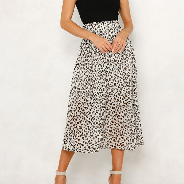 

skirt skirts womens pleated long black midi high waist faldas mujer moda 2019 korean patchwork belt spring summer white