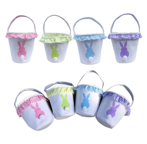 

easter baskets canvas easter basket egg buckets bags with lacy handbag basket tote bag sn2664
