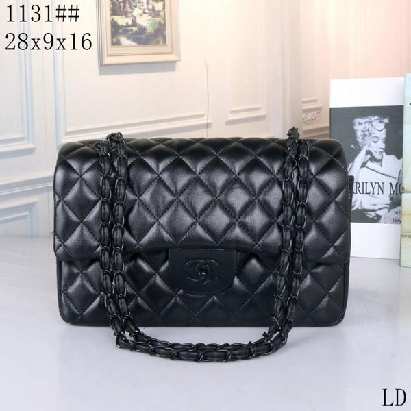

new classic fashion designer women handbags chain crossbody lambskin bags small shoulder bags genuine leather messenger bag tote bags 28cm