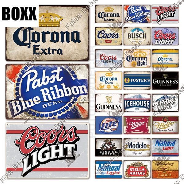 

пиво винтаж жестяная вывеска металлическая вывеска декоративная табличка для паба бар стены человек пещера гостиная клубная дверь декор живо