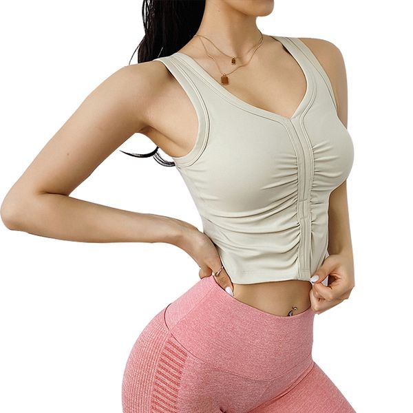 

women high elasticibra breathable underwear shockproof sport support fitness vest bra push up yoga bra crop activewear xs-xl, White;black