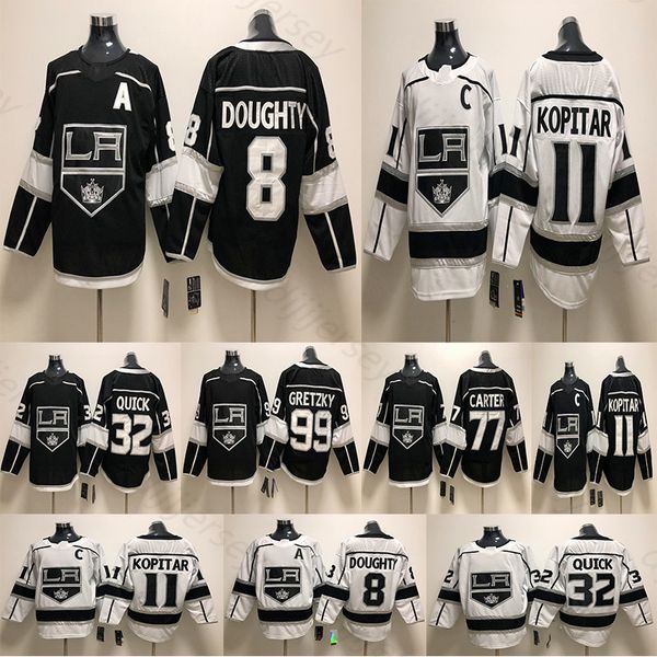 

Men's Los Angeles Jerseys Anze Kopitar Jonathan Quick Drew Doughty Wayne Gretzky Jeff Carter Hockey Jersey