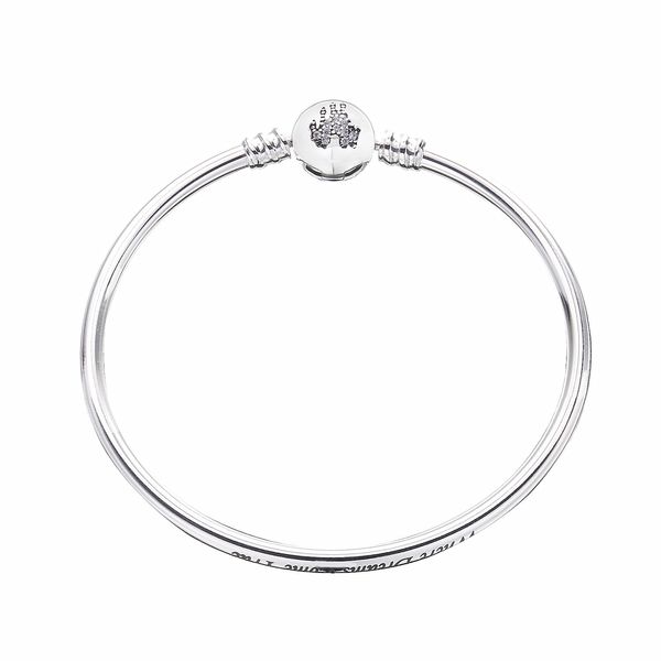 

ajax 100% 925 sterling silver 1:1 fit for pan classic bracelet gift, Golden;silver