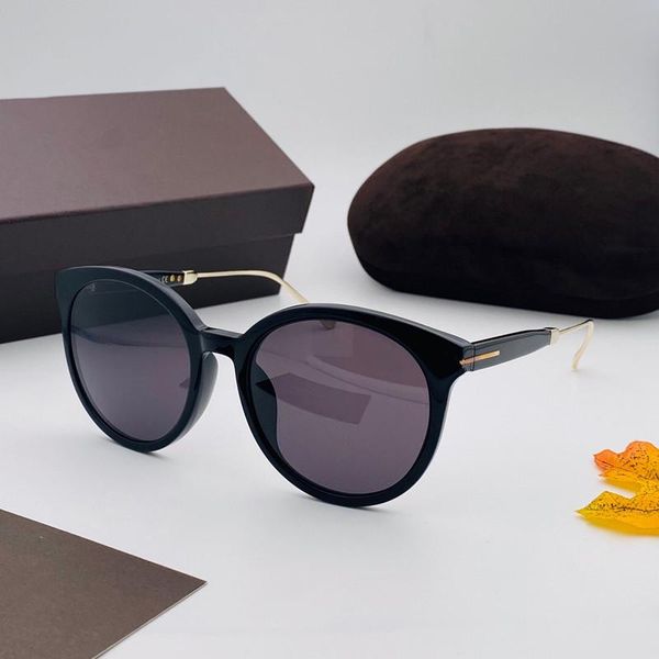 

new fashion 642-k design sunglasses small frame charming style popular simple uv400 outdoor glasses with case quality, White;black