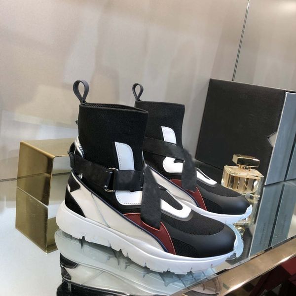 

2019 сапоги новые классические носки обувь дамы короткие сапоги мода личность высокое качество трикотажные короткие сапоги, Black