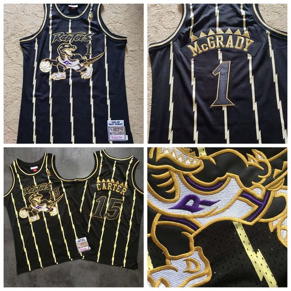 vince carter black and gold jersey