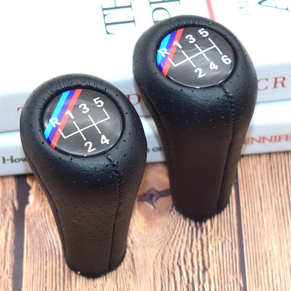 

5 6 speed real leather manual gear shift knob for 1 3 5 6 series e30 e32 e34 e36 e38 e39 e46 e53 e60 e63 e83 e84 e87 e90 e91