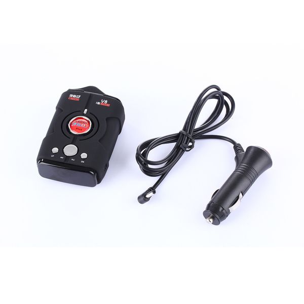 

new 2019 multi function car v8 bilingual voice warning laser alarm 16-band led display tools