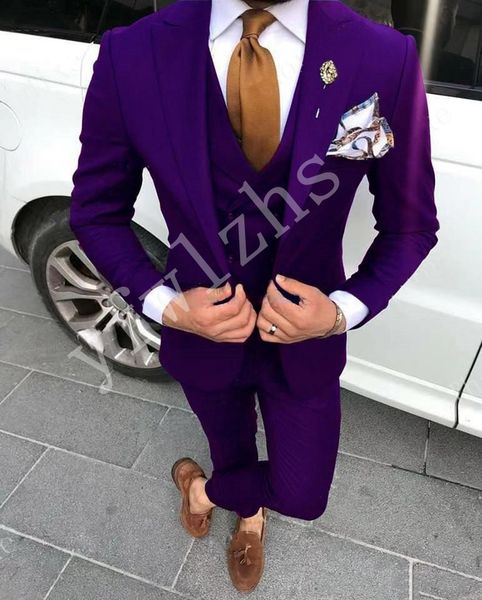 

handsome groomsmen peak lapel groom tuxedos mens wedding dress man jacket blazer prom dinner 3 piece suit(jacket+pants+tie+vest) b326, Black;gray