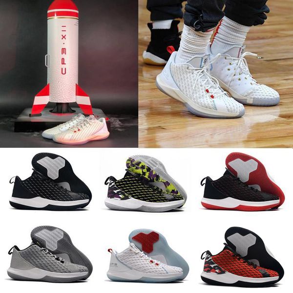 

2019 высокое качество cp3.xii крис пол 12 стартовые обувь черный красный белый баскетбол mens хьюстон поклонники 12s дешевые спортивные крос
