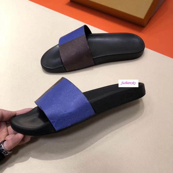 

summermule slippers flat designer shoes slippers 1a5i5k summer flexible rubber outsole slide couple slipperssize35, Black