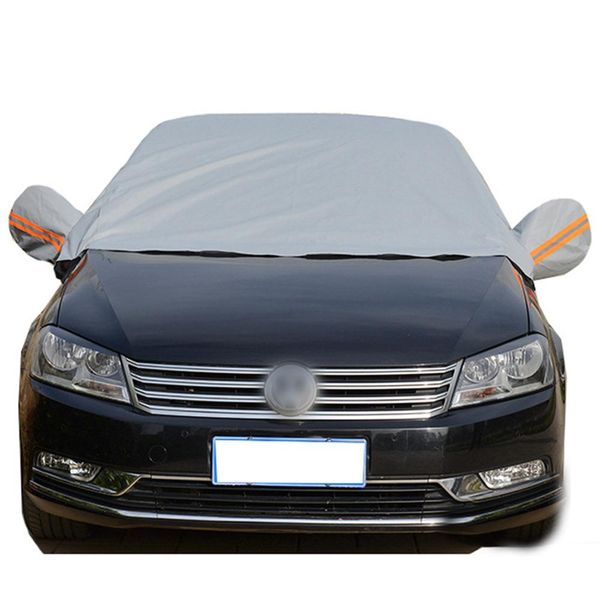 

car half cover sun uv snow dust rain resistant durable covers car styling sunshade cover dust protector for all cars